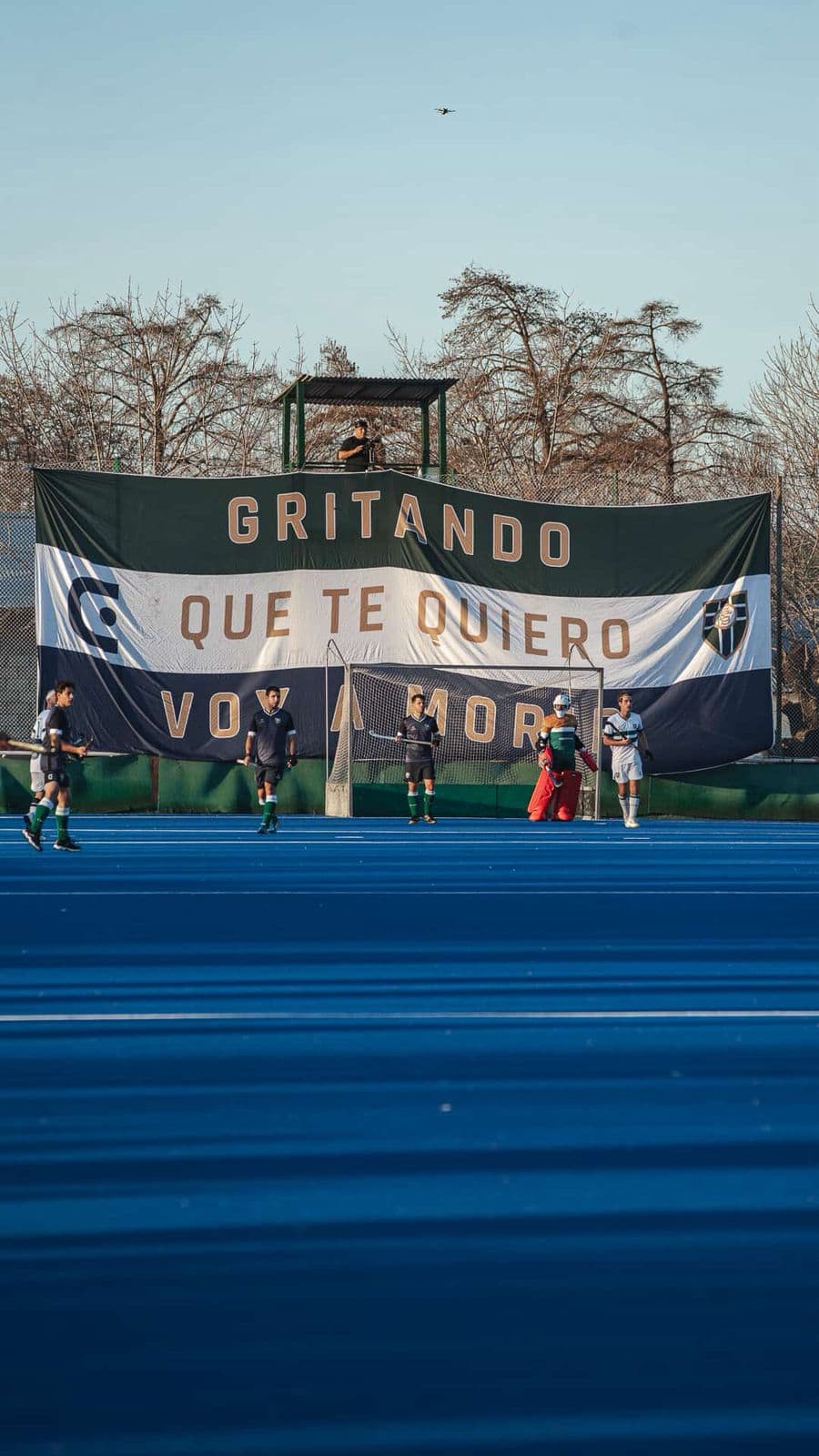 Jugadores de hockey en cancha
